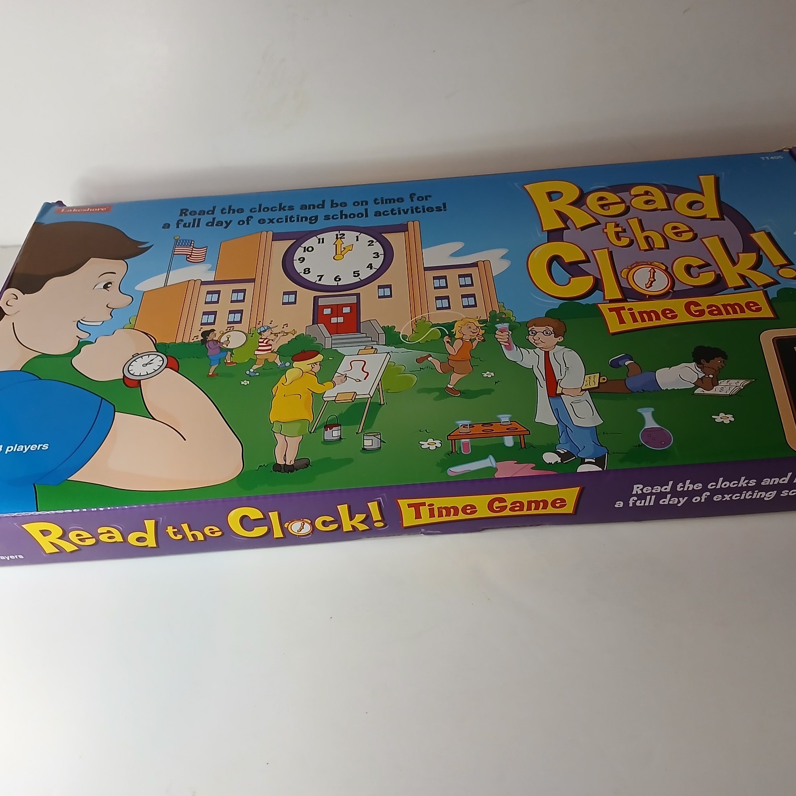 READ THE CLOCK TIME Board Game by Lakeshore Learning – 100% Complete