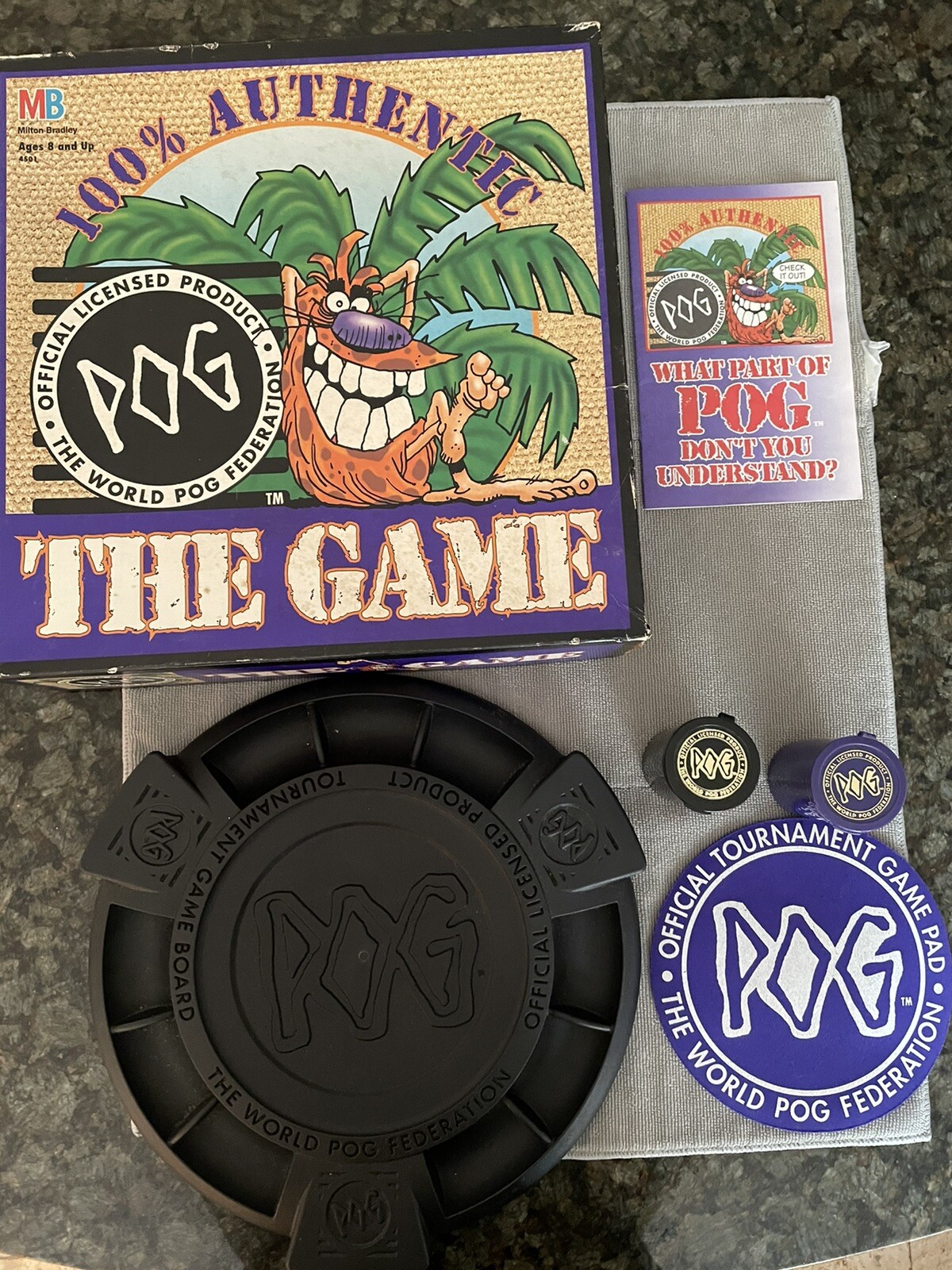 POG The Game – 100% Authentic World POG Federation MB 1995 – 99% Complete