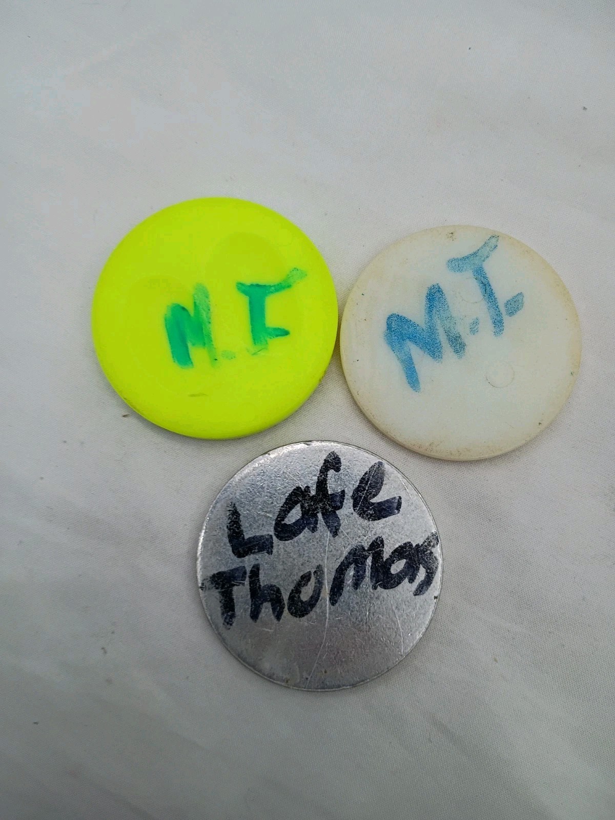 Lot Of 3, Vtg 1990s Pog Slammers, Skull Jester, Cheetah, Holographic Snake