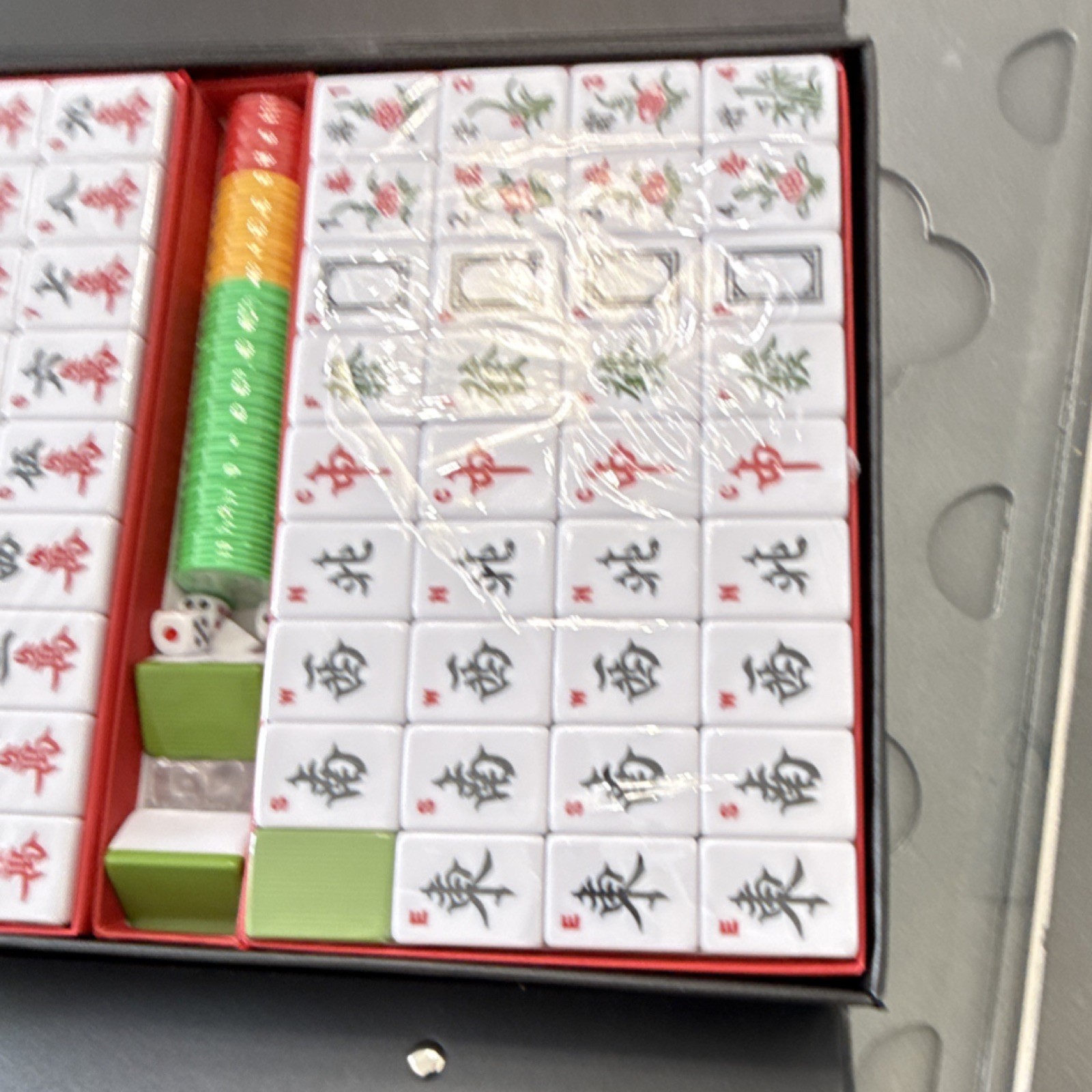 Mose Cafolo Mahjong Complete Set with Case, Professional Tile Game