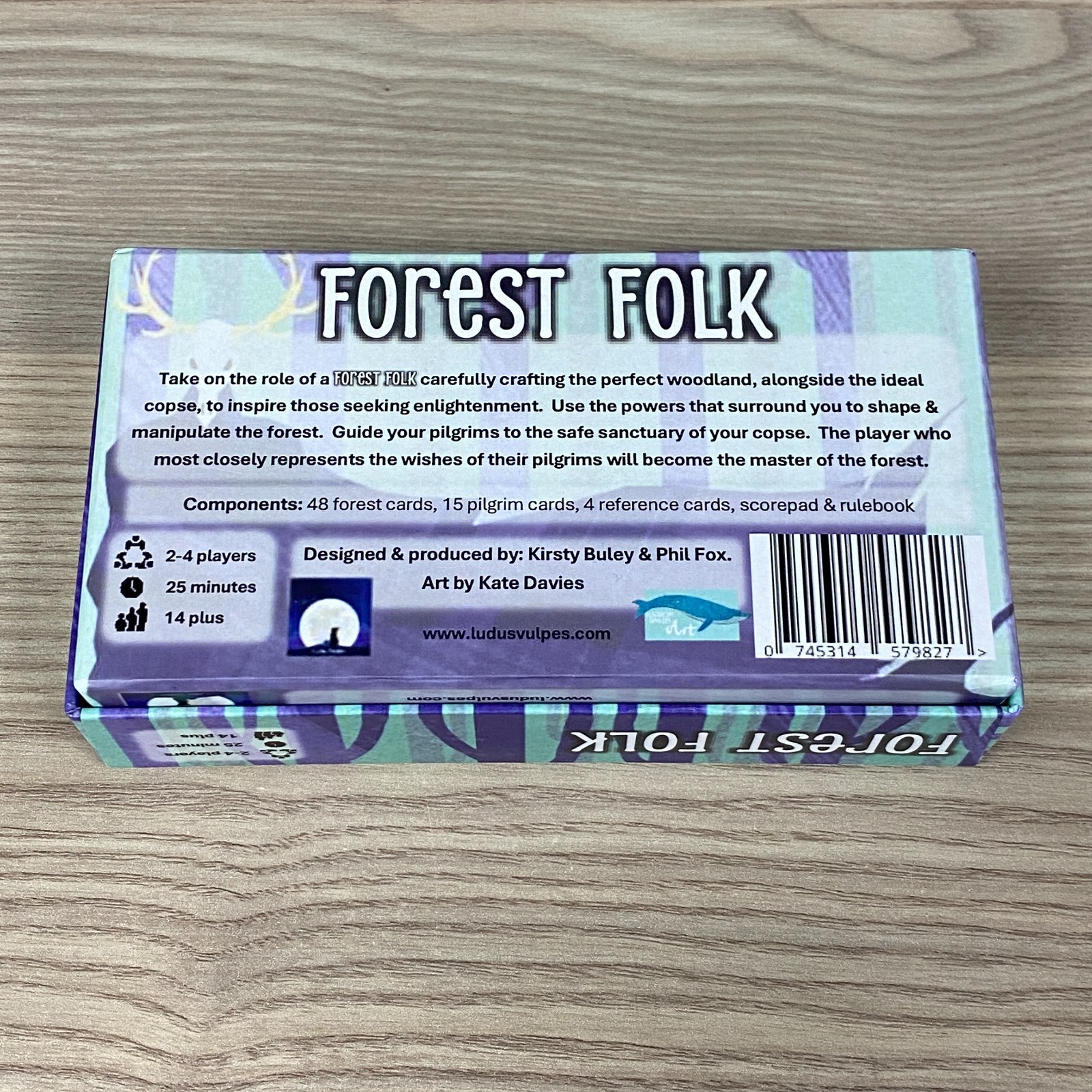 FOREST FOLK COMPLETE BOARD/CARD GAME 2024 DRACO STUDIOS FANTASY PUZZLE MYTHOLOGY