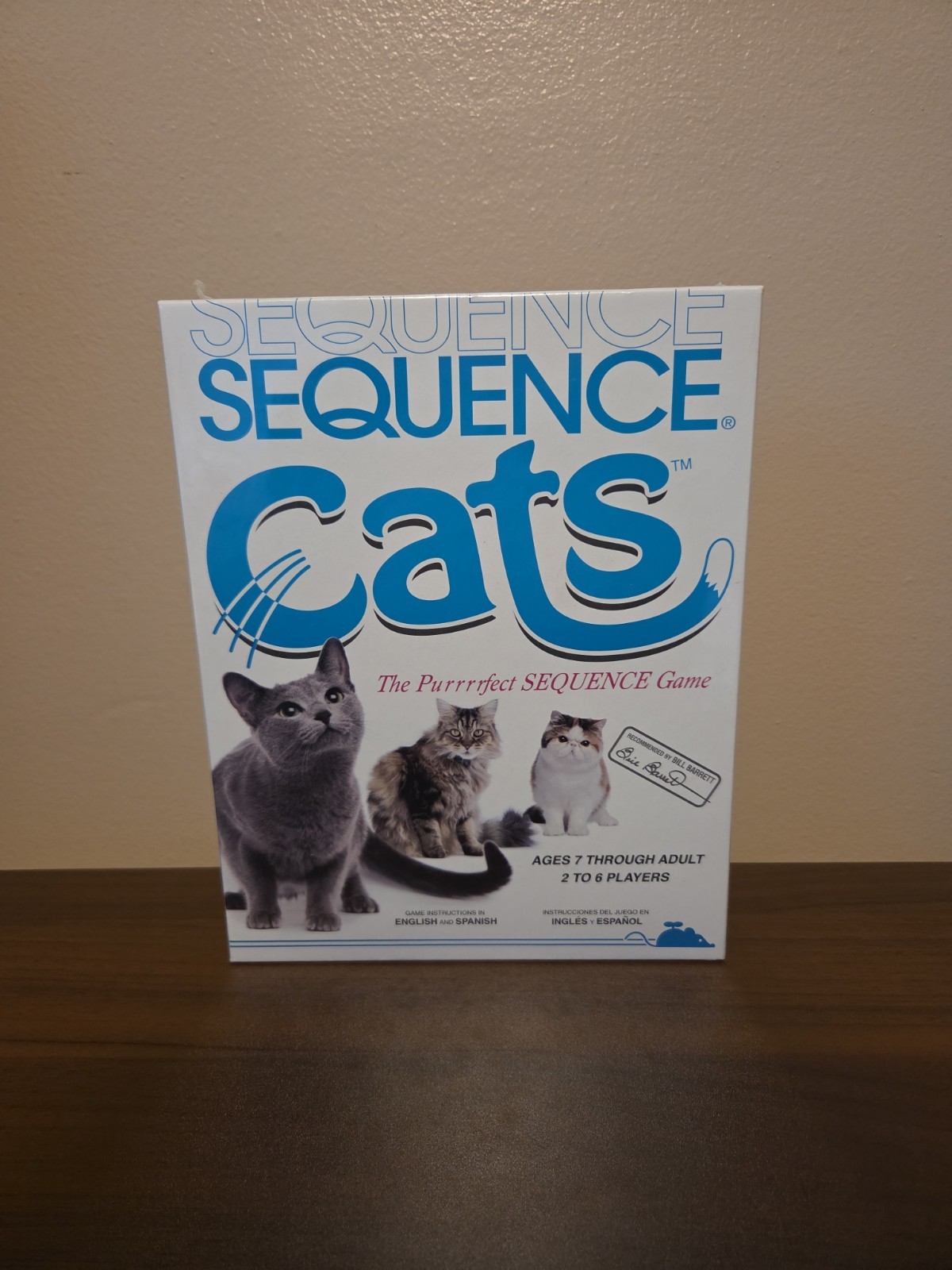 Brand New Sealed Sequence Cats Jax Board Game – 2 To 6 Players – 2013