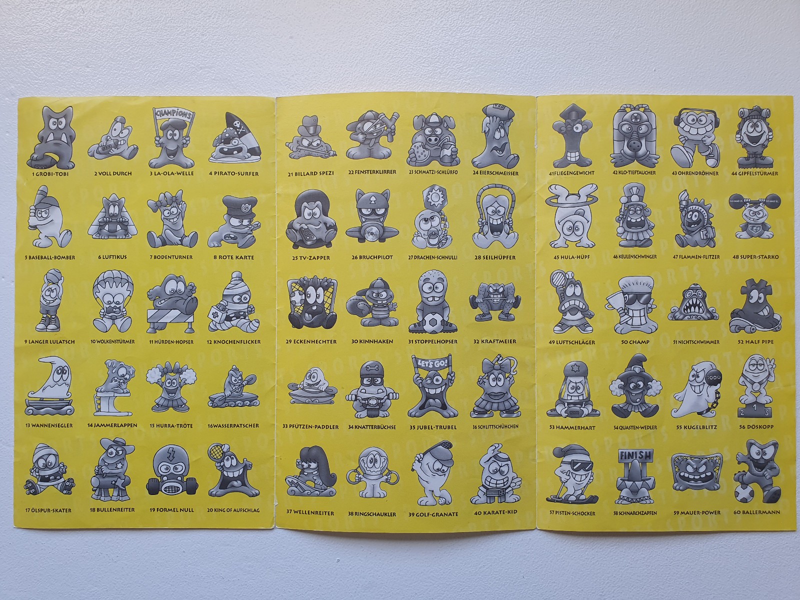 German Sports 2 sticker sheet – Gogo’s Crazy Bones