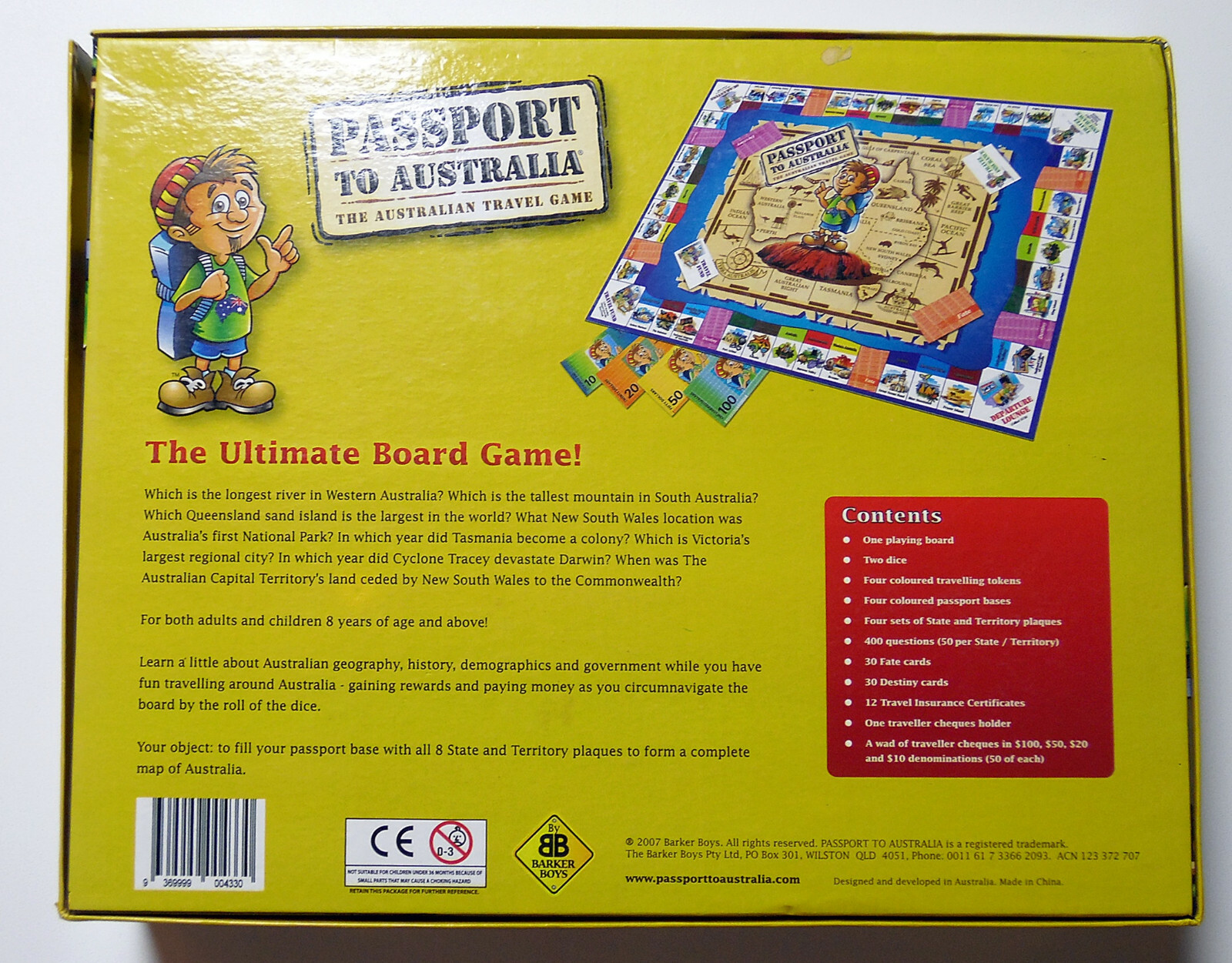Passport To Australia – The Australian Travel Game – Barker Boys