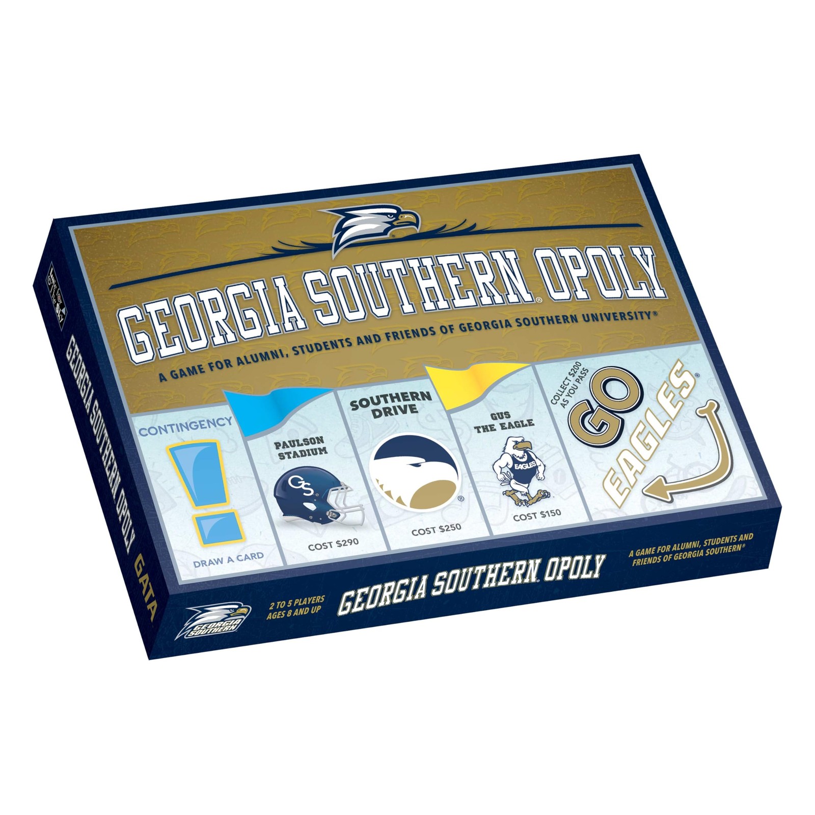 Georgia Southern-Opoly Board Game – University-Themed Opoly Style, Family Str…