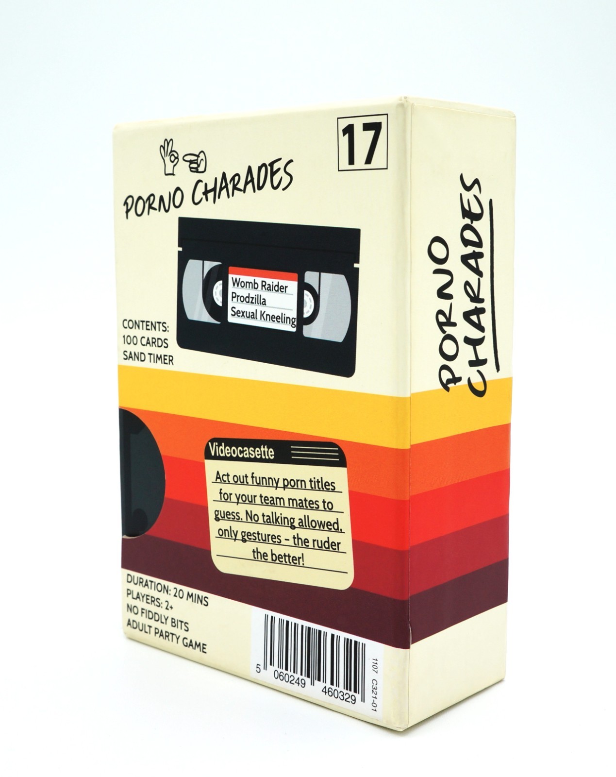 Porno Charades Adult Party Game 17+ 100 Cards Sand Timer Funny Game Night