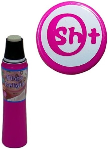 Bingo Dauber- Magenta O Sh*t Sign- 2oz.