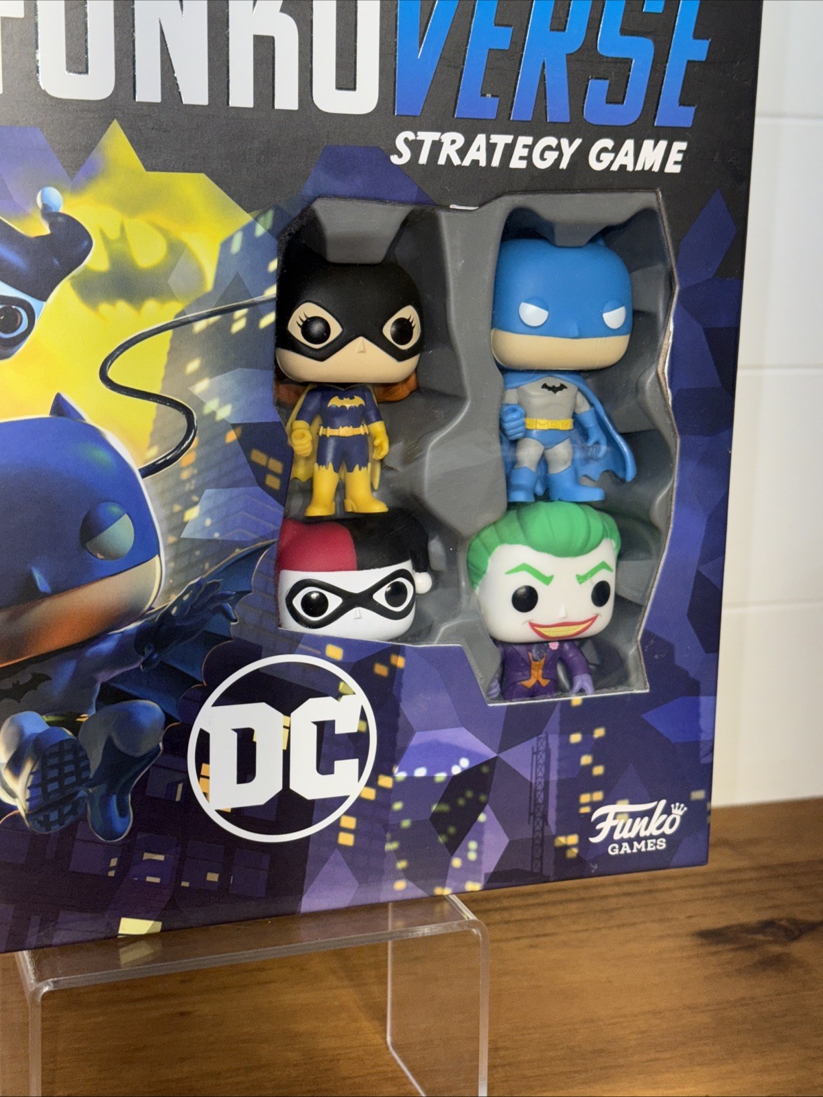 FunkoVerse DC Comics Strategy Game 4-Pack Batman Joker Harley Quinn Batgirl