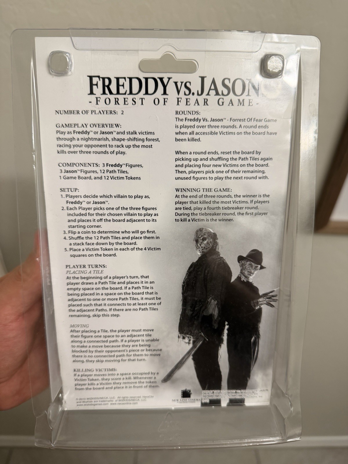 Wizkids Games Freddy Vs Jason Forest of Fear Collector’s Edition Game NECA NEW