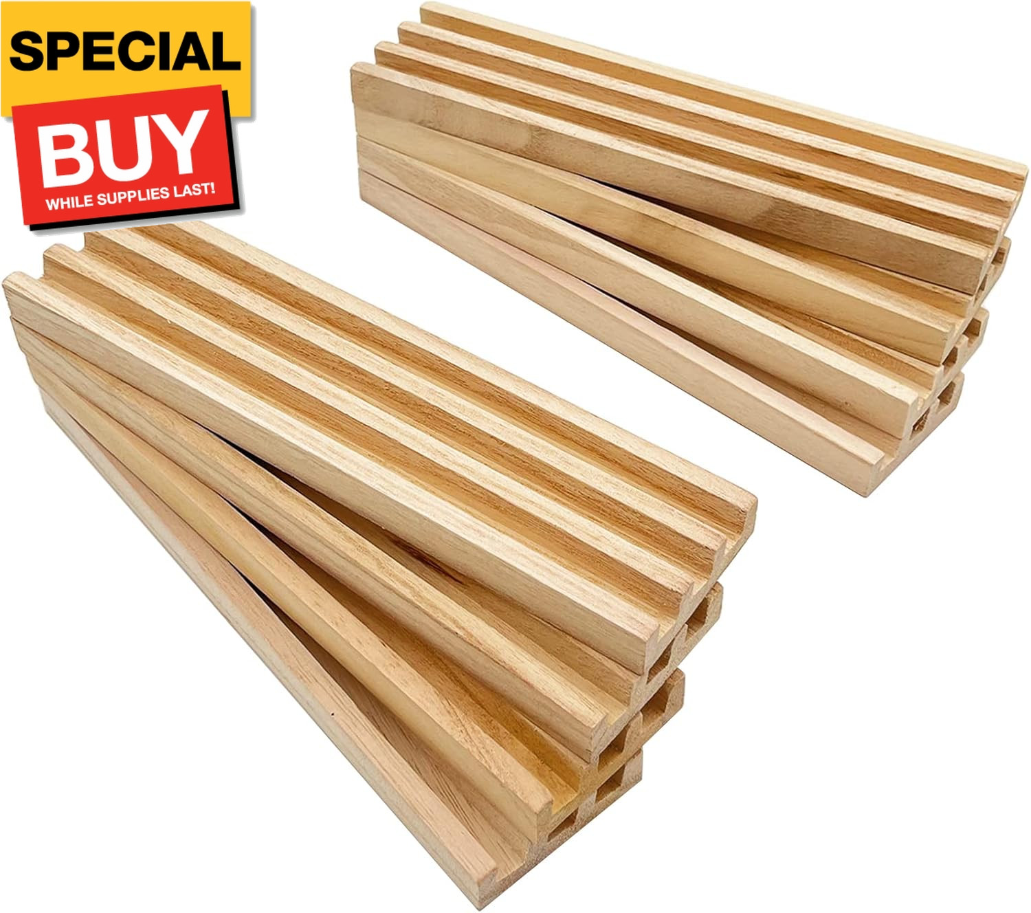 Wooden Domino Racks/Trays Set of 8 Natural Domino Trays Holders Organizer for Me