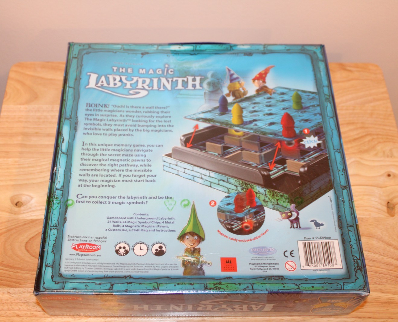 THE MAGIC LABYRINTH BOARD GAME SET BY DIRK BAUMANN 2010 PLAYROOM ENTERTAINMENT