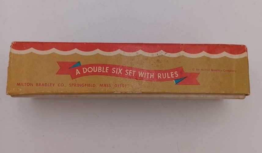 Vintage Halsam Crown Dominoes No 220 Set 1950s Milton Bradley 27/28 Pieces 1950s