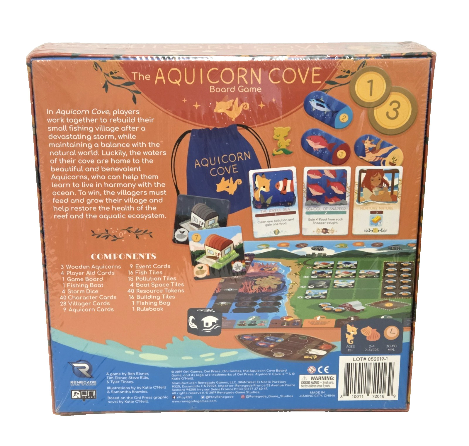 The Aquicorn Cove Board Game SW Renegade Game Studios Family NEW in box sealed