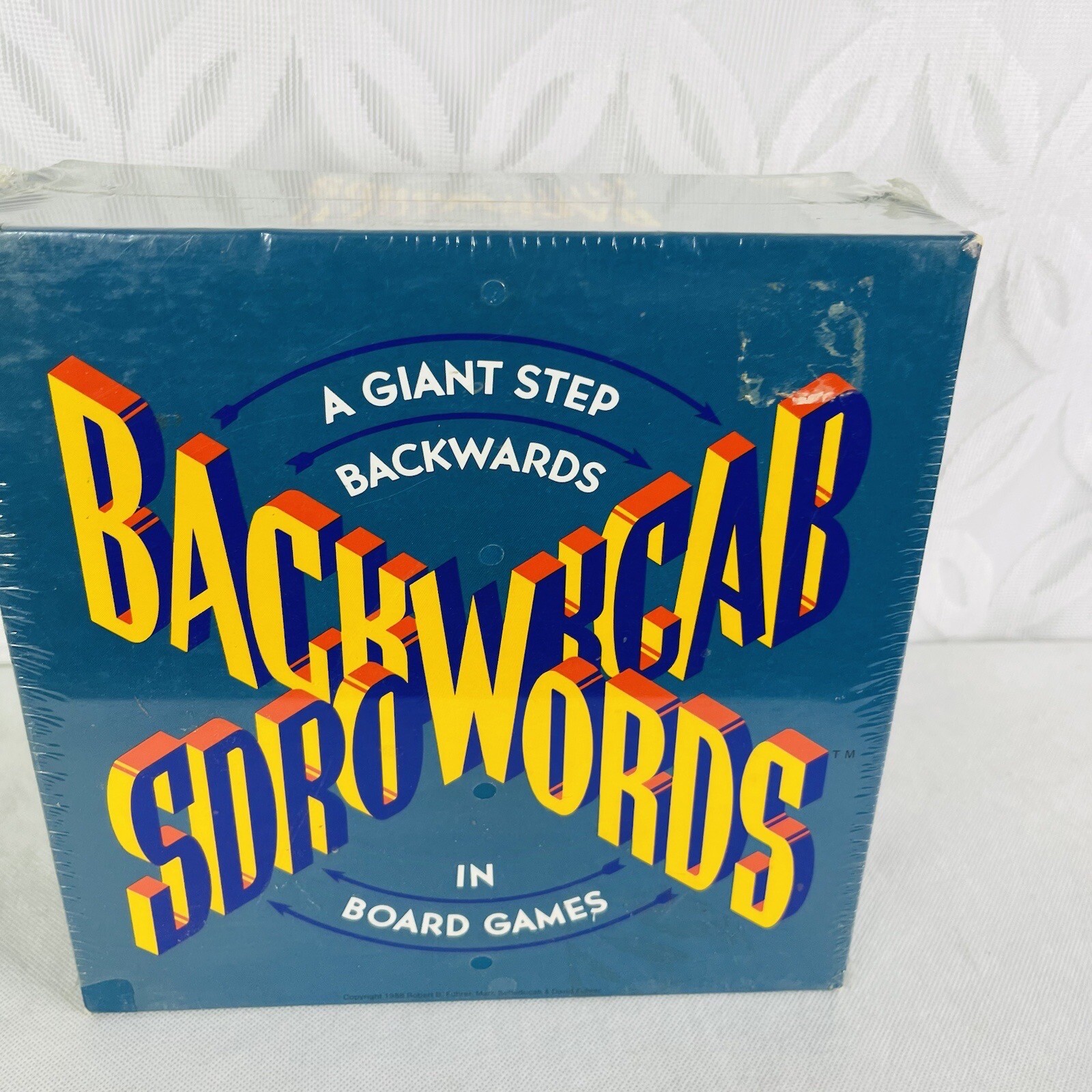 Random House “Backwords” Board Game New Sealed 3-8 Players Reverse English
