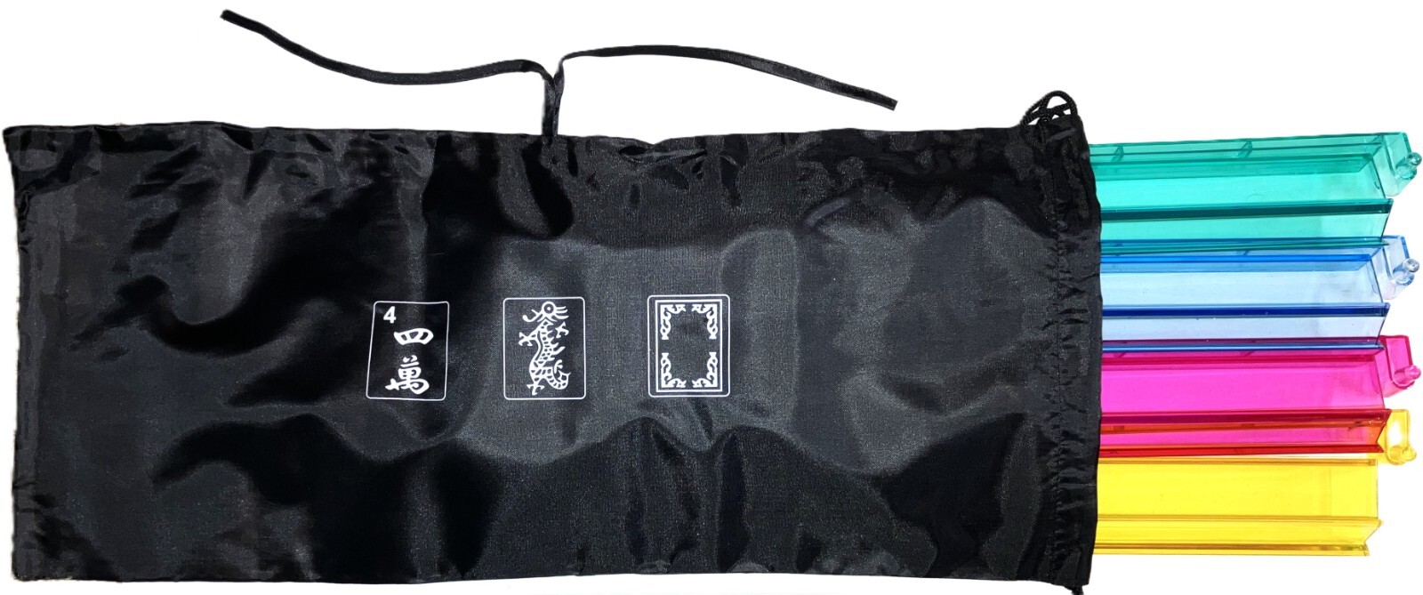 Mahjong Racks American Western Mah Jongg Combo Racks and Pushers Set /4 with Bag