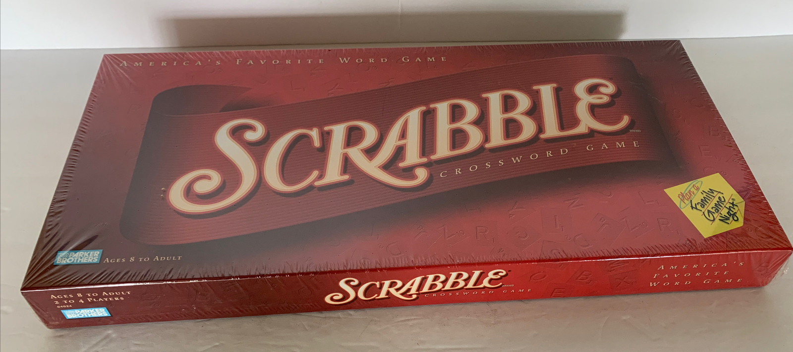 Scrabble Crossword Board Game Hasbro Gaming 2001 Game Night Brand New Sealed