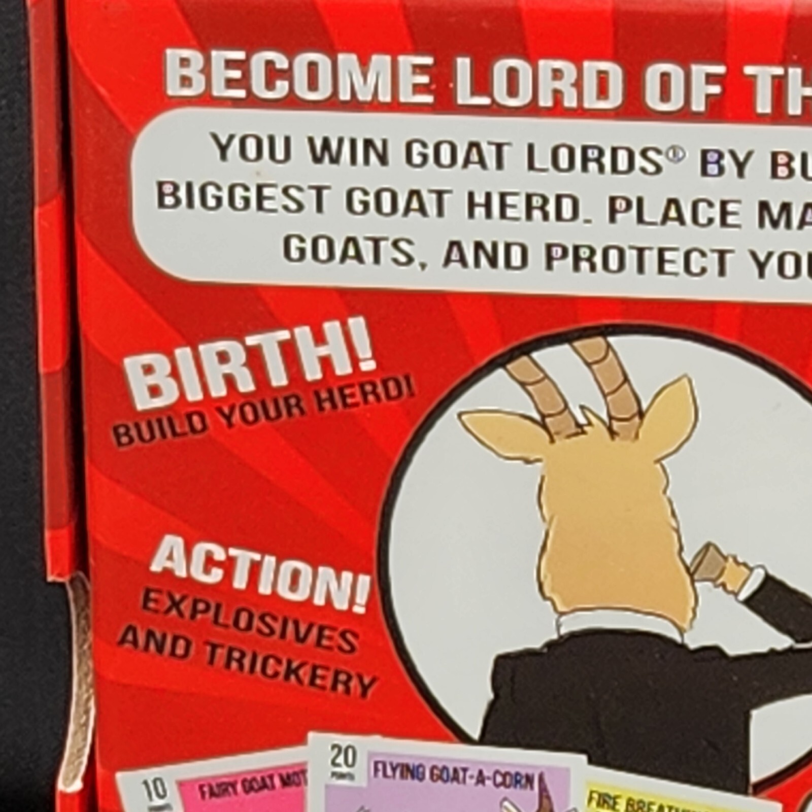 Goat Lords Competitive Card Game for 2 to 6 Players ~ Gatwick – Complete Set