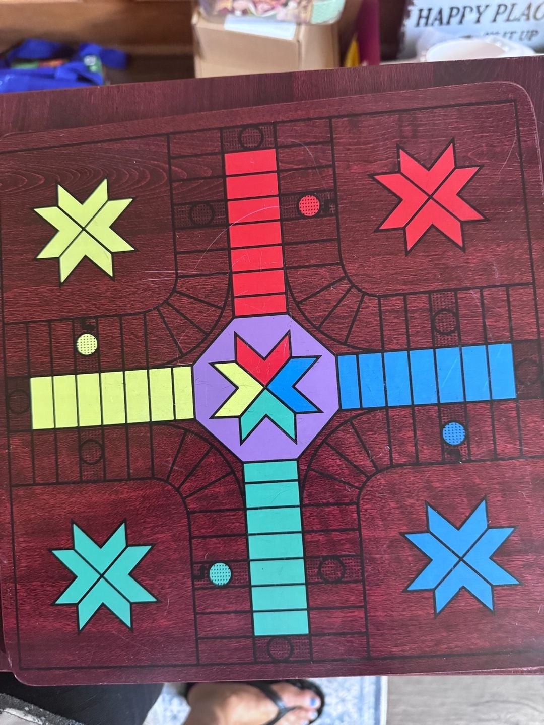 Wooden Multi-Game Board with Storage Drawer for 7-in-1 Classic Games