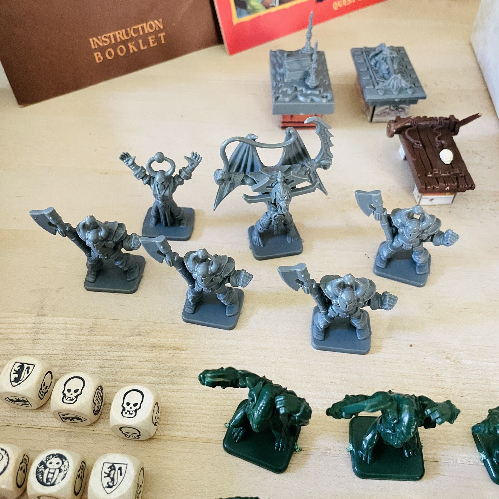 1990 Hero Quest & Kellar’s Keep Quest Pack • Milton-Bradley • Fantasy Board Game