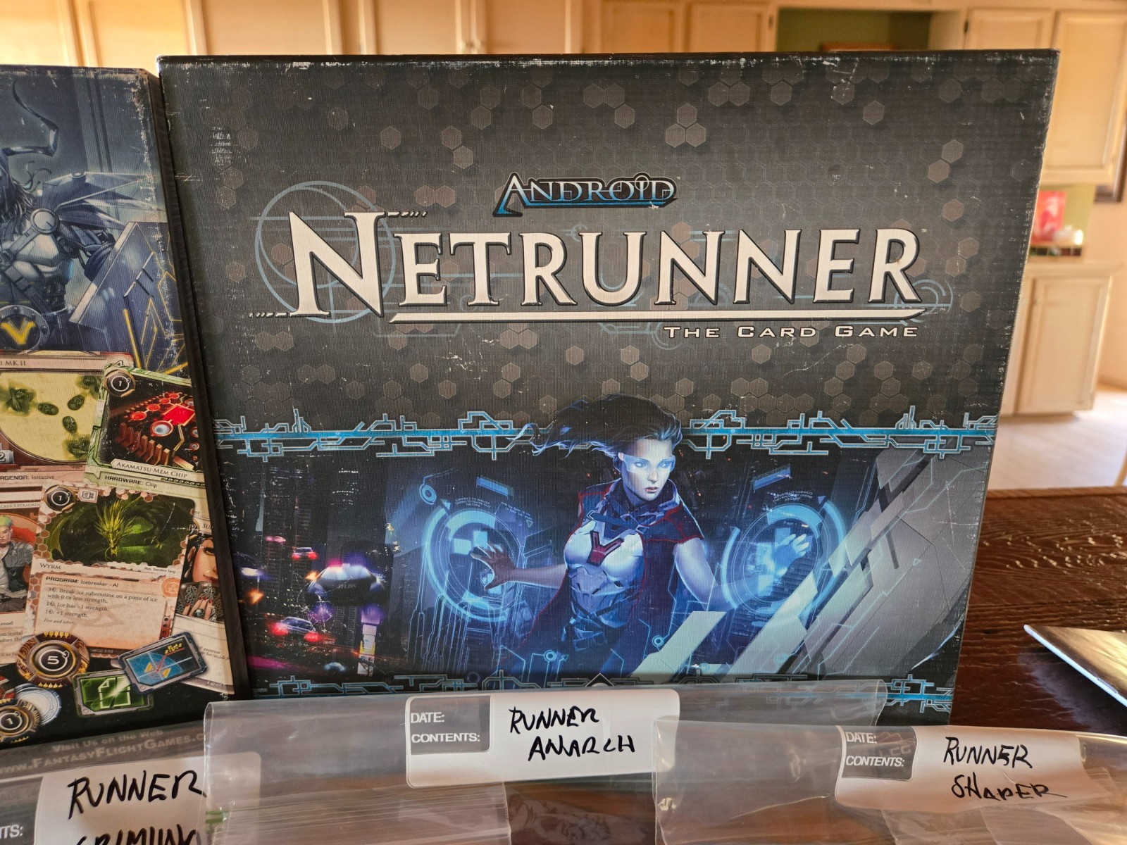 Android Netrunner LCG Core Set w/ 2 Data Packs + Creation and Control Expansion