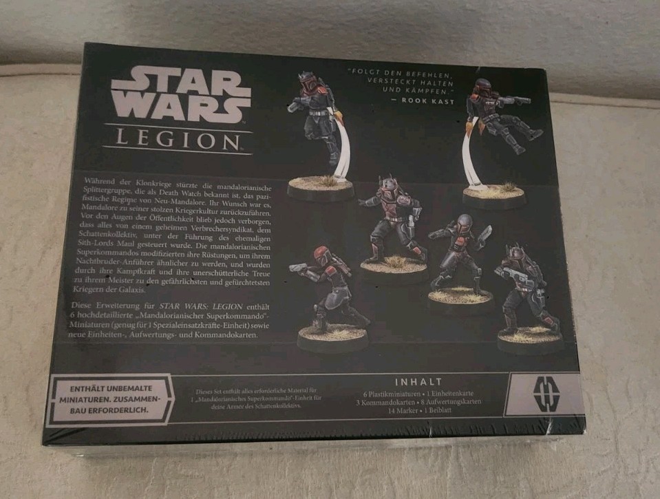Star Wars Legion Mandalorian Super Commandos Unit Expansion Brand New Sealed