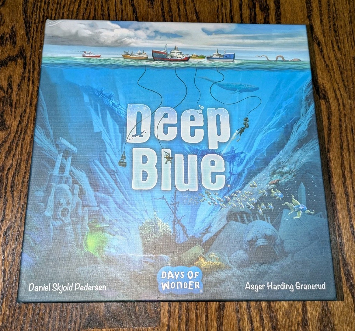 Deep Blue BoardGame Days of Wonder 2019 Family Ocean Sea Diving Game Treasure
