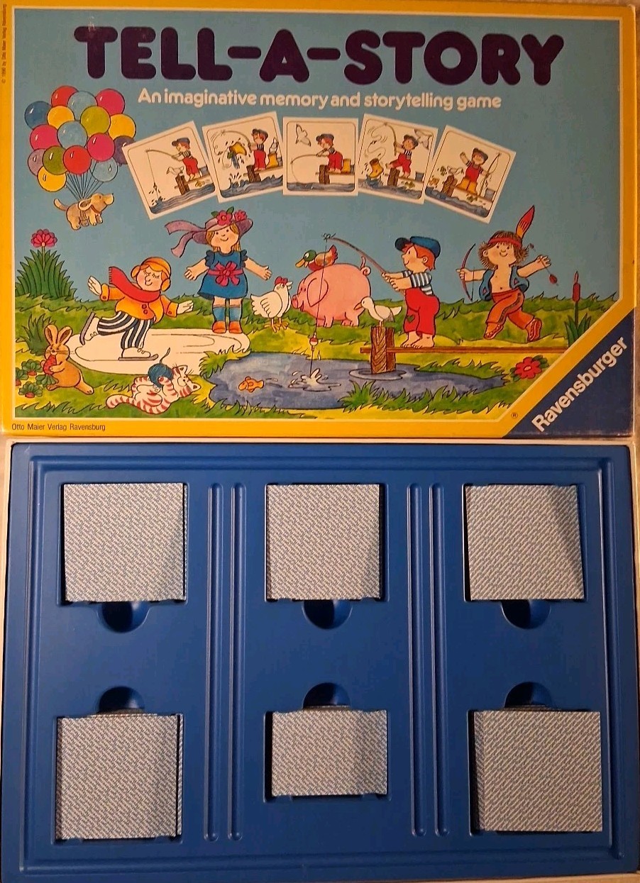 1990 Tell-A-Story Memory And Storytelling Game Ravensburger complete