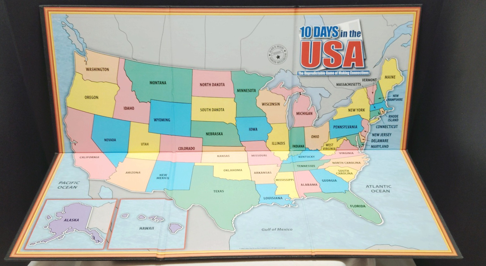 10 Days in the USA Board Game Incomplete Missing Transportation Tiles Parts