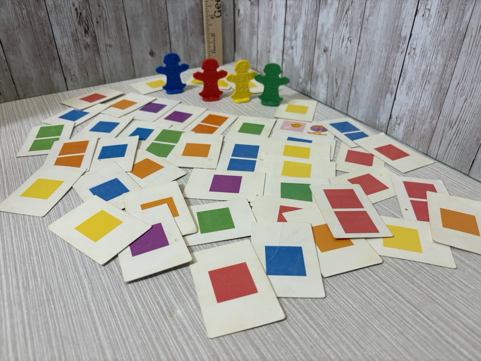 1955 Vintage Candyland Game Pieces 44 Cards Plus 4 People Movers. FREE SHIPPING