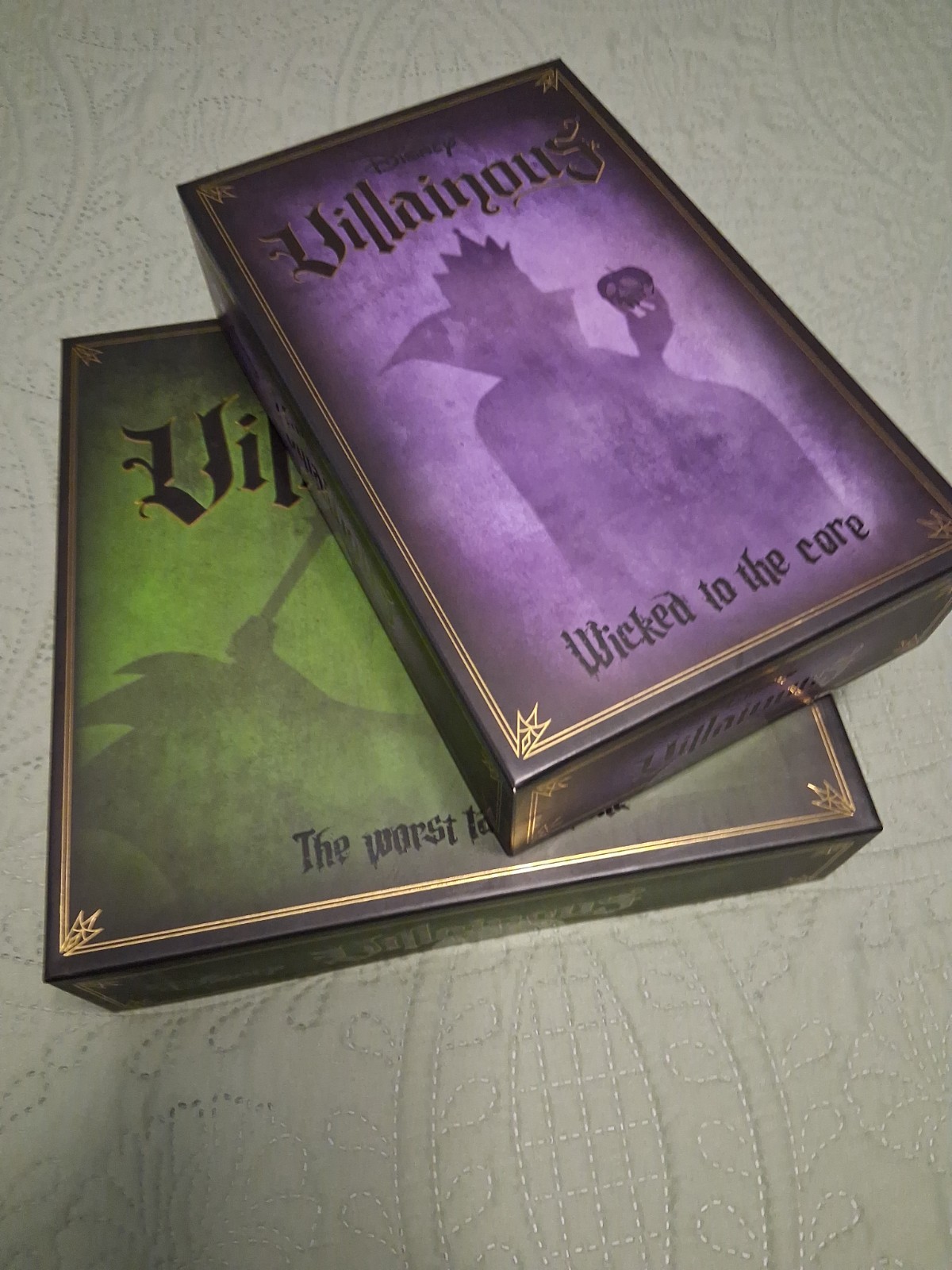 Disney Villainous “The Worst Takes All” & Wicked To The Core Board Games NEW –
