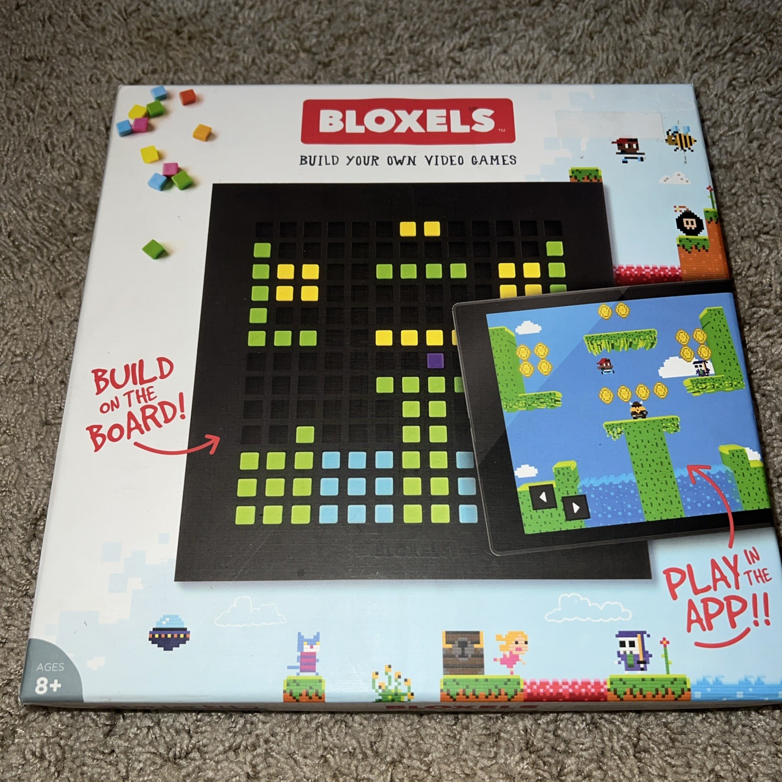 5M Bloxels: Build Your Own Video Games Board Game Mattel 2016 Pixel Press