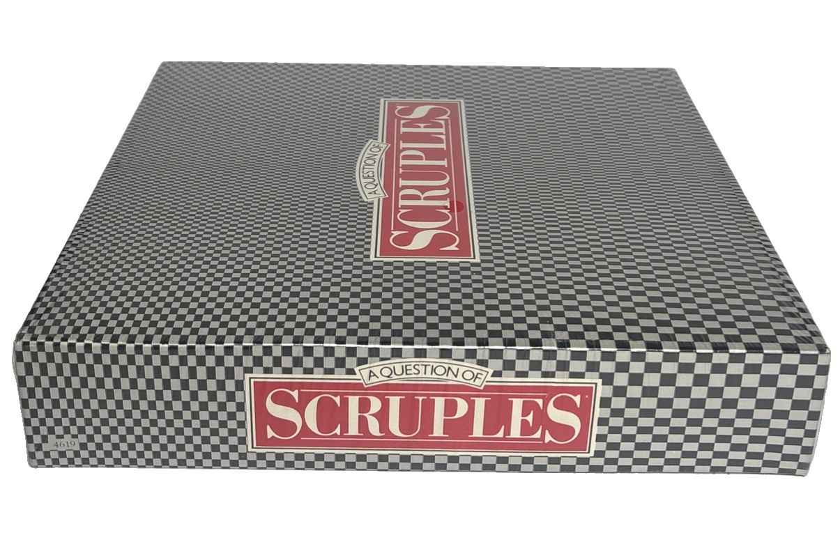 Vintage Scruples 1986 Game Factory Sealed Game Milton Bradley Original Release