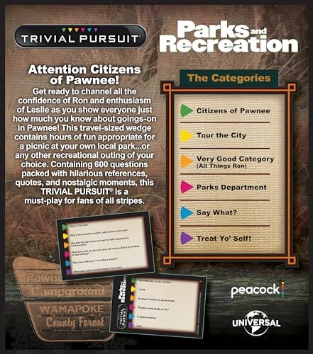 TRIVIAL PURSUIT Parks and Recreation Trivia Game