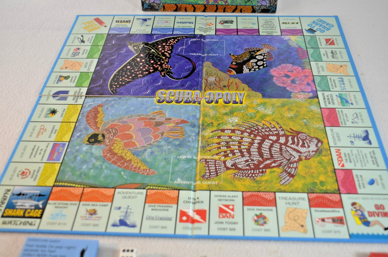 Vintage Scebaopoly Board Game Ages 8-up 2-6 Players Complete