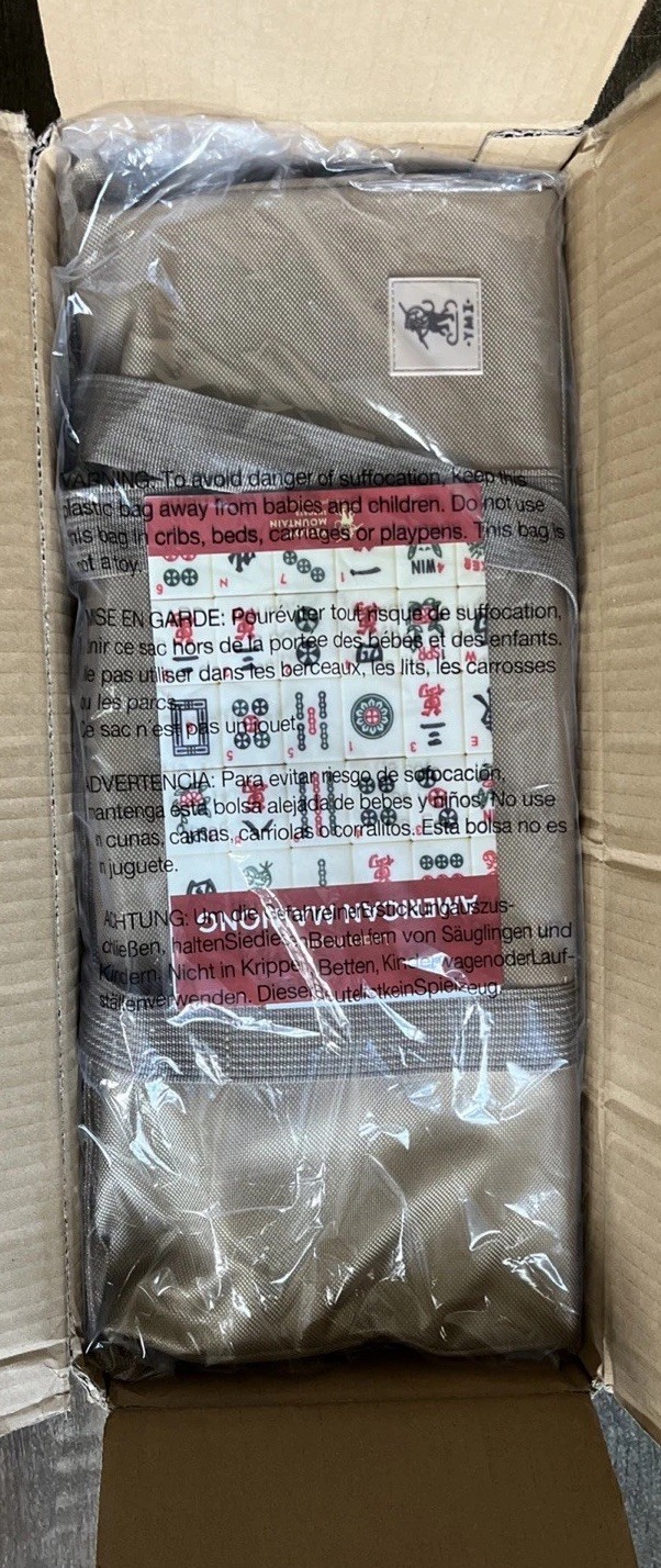 Yellow Mountain Imports American Mahjong Set Mojave W/Brown Soft Case