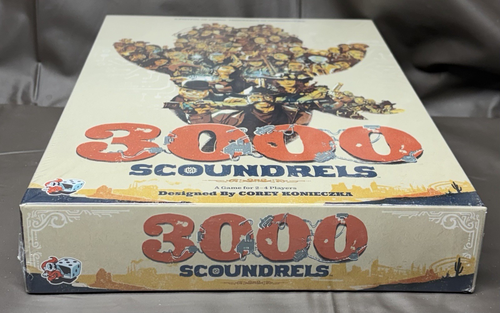 3000 Scoundrels Board Game – Wild West Strategy Game for 2-4 Players, Ages 12+