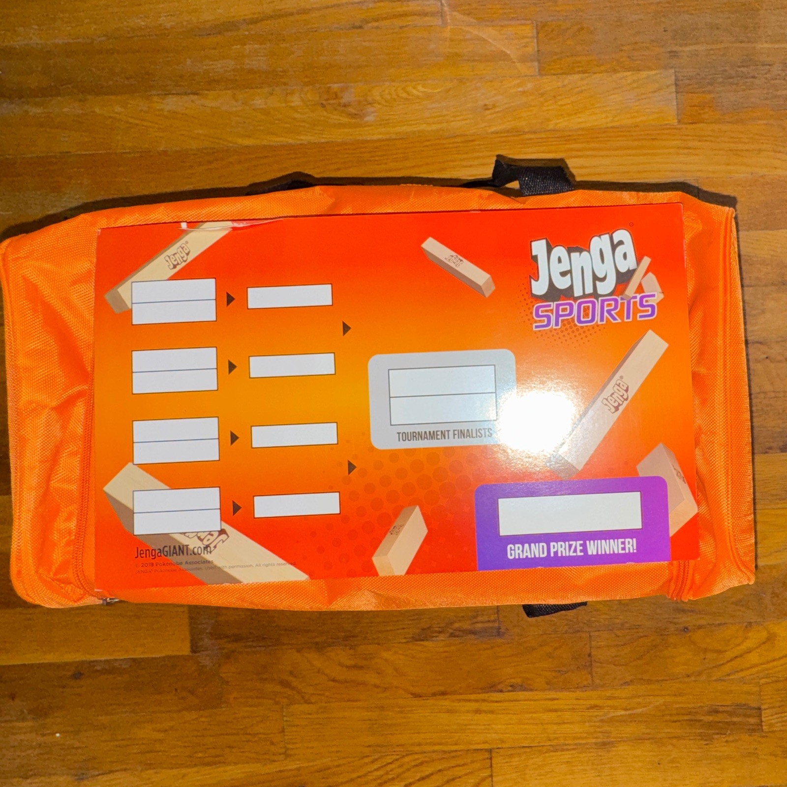Jenga GIANT Stacking Wooden Block Game Set Complete Game with Carry Bag