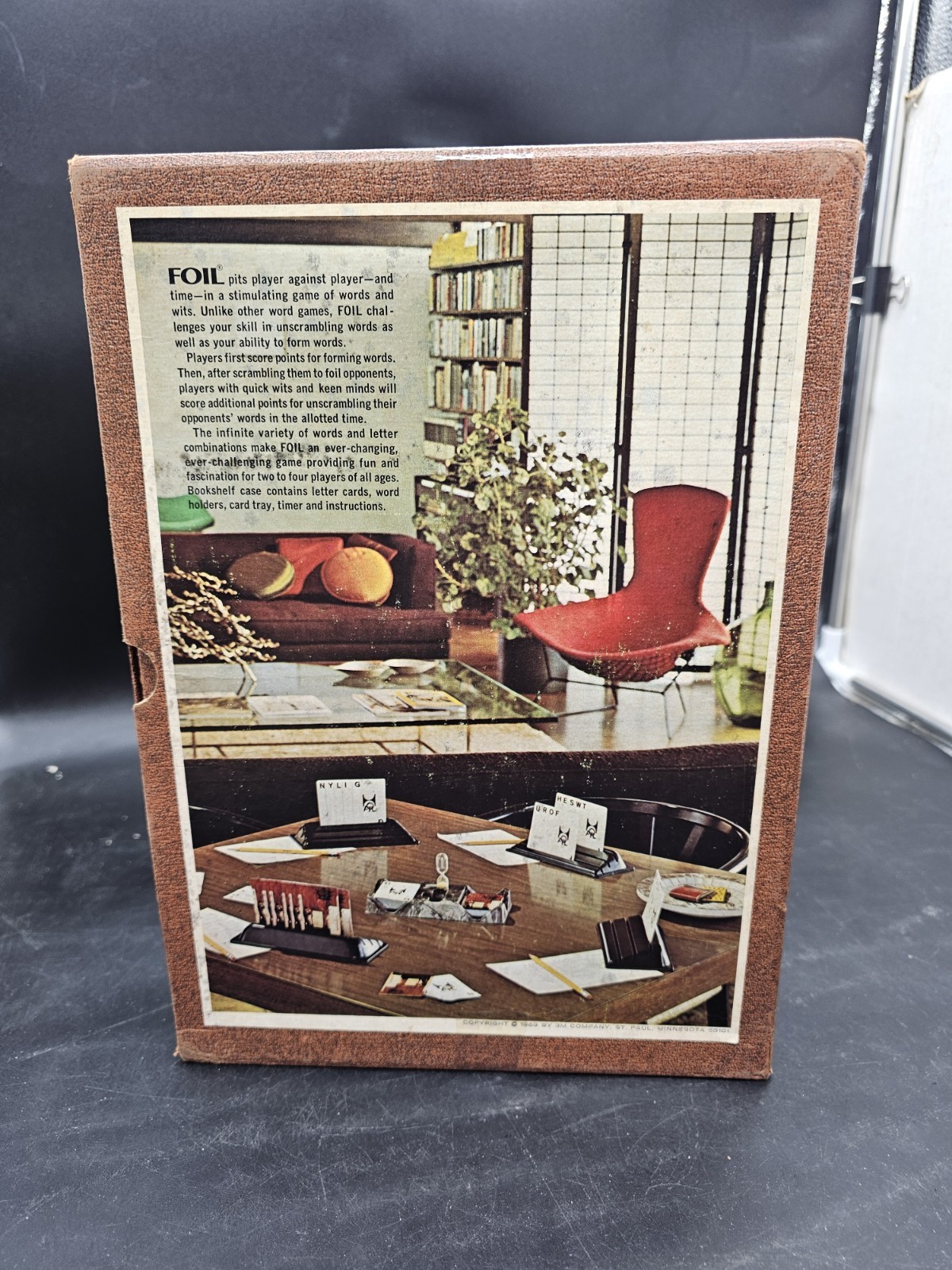 Foil Board Game 3M Bookshelf Game of Words and Wits