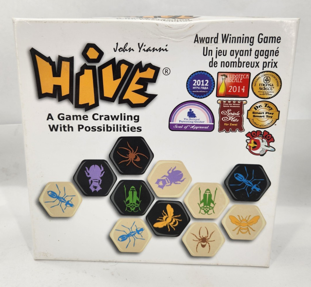 HIVE Tile Board Game COMPLETE John Yianni – Smart Zone Games