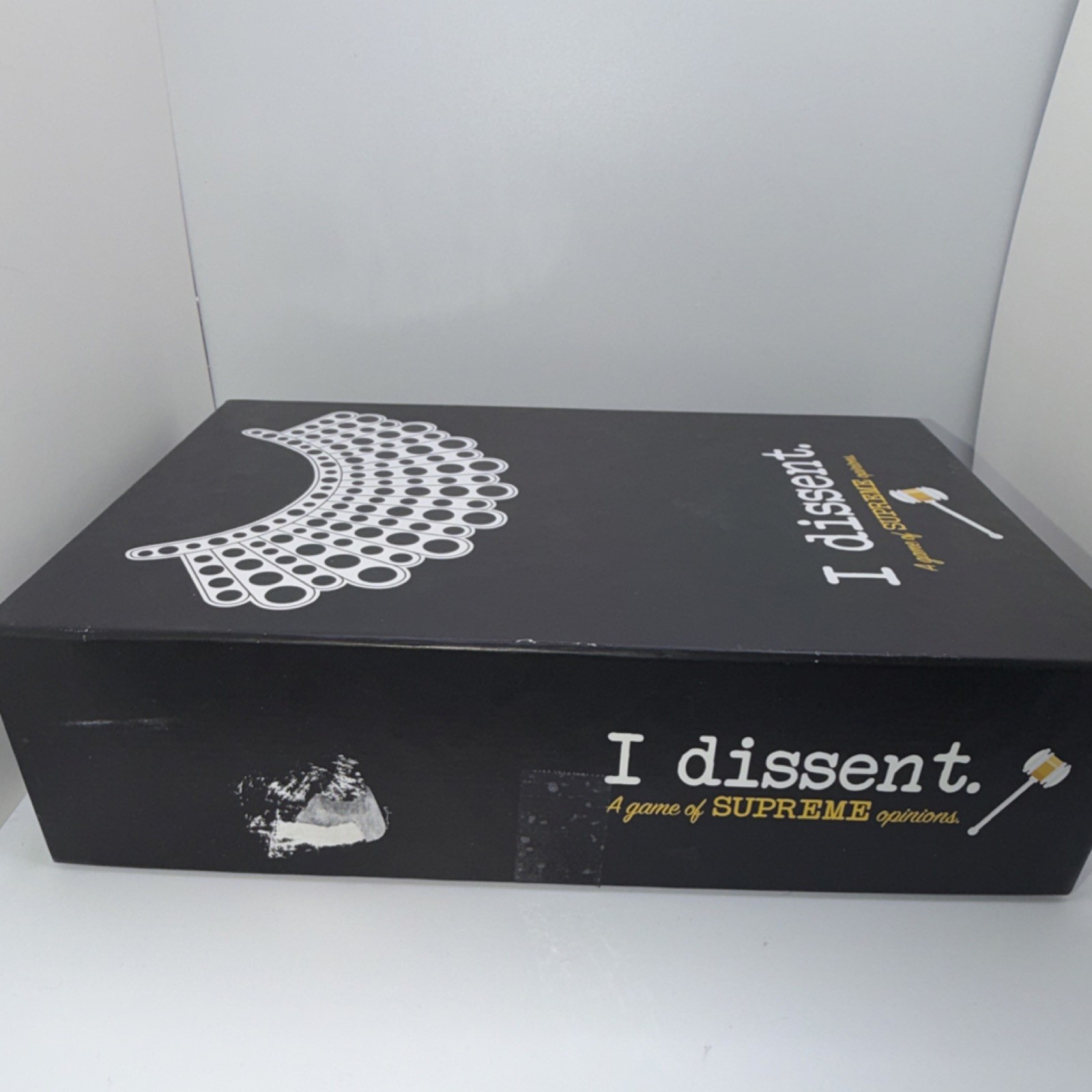 Buffalo Games I Dissent Supreme Court Card Game Hourglass 3+Players 14+ COMPLETE