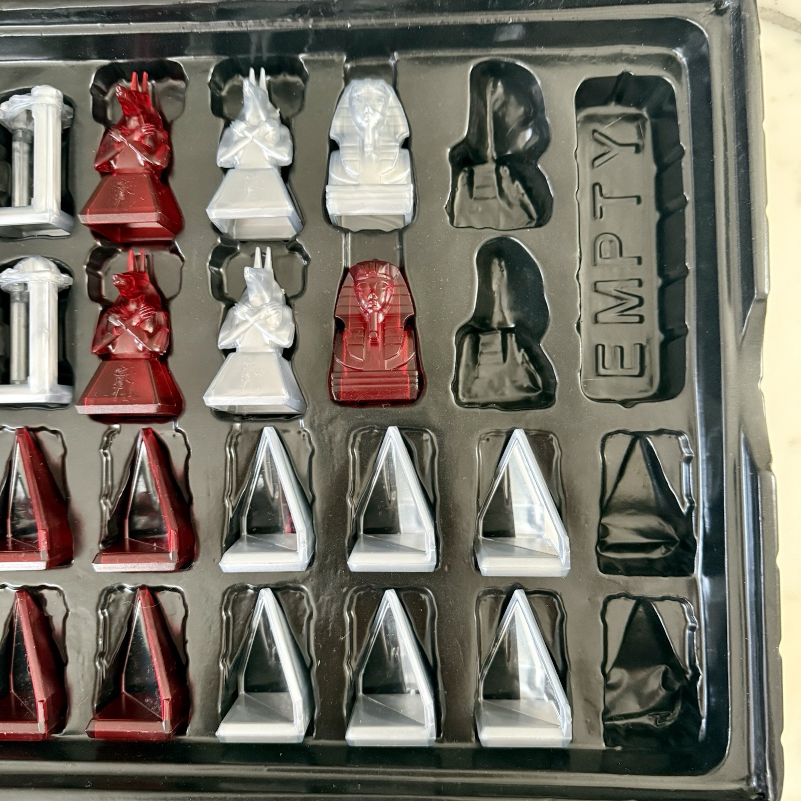 Laser Khet 2.0 Game Red & Silver Replacements Parts W/Rule of Play
