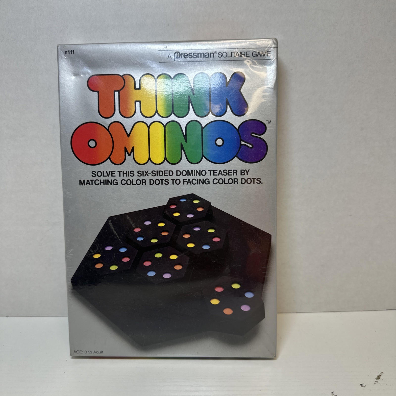 Think Ominos Vintage 1984 Solitaire Tile By Croner Games COMPLETE IN BOX Sealed