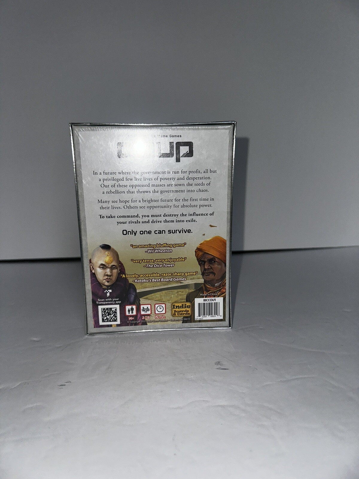 Indie Boards and Cards Coup The Dystopian Universe Card Game – COU1IBC