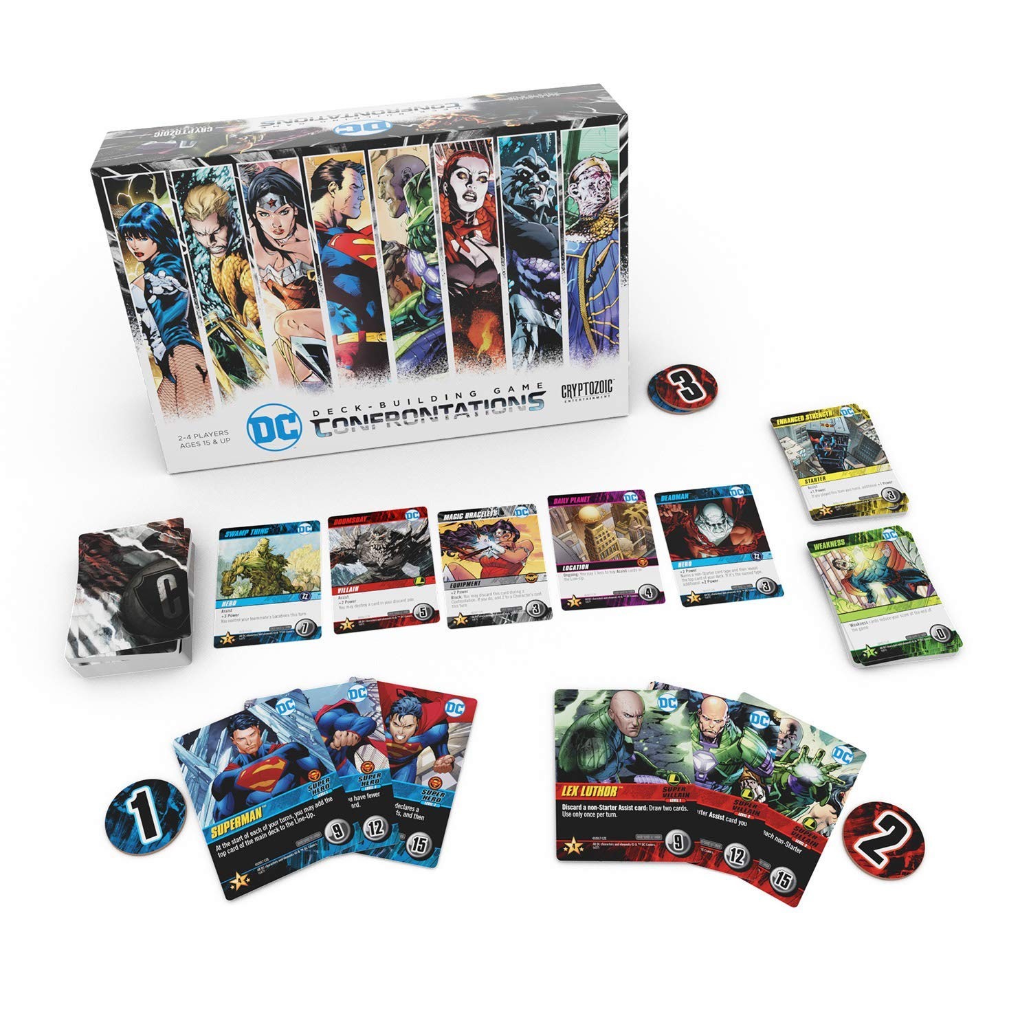 Cryptozoic Entertainment Dc Deck-Building – 2V2 – Dc Characters To