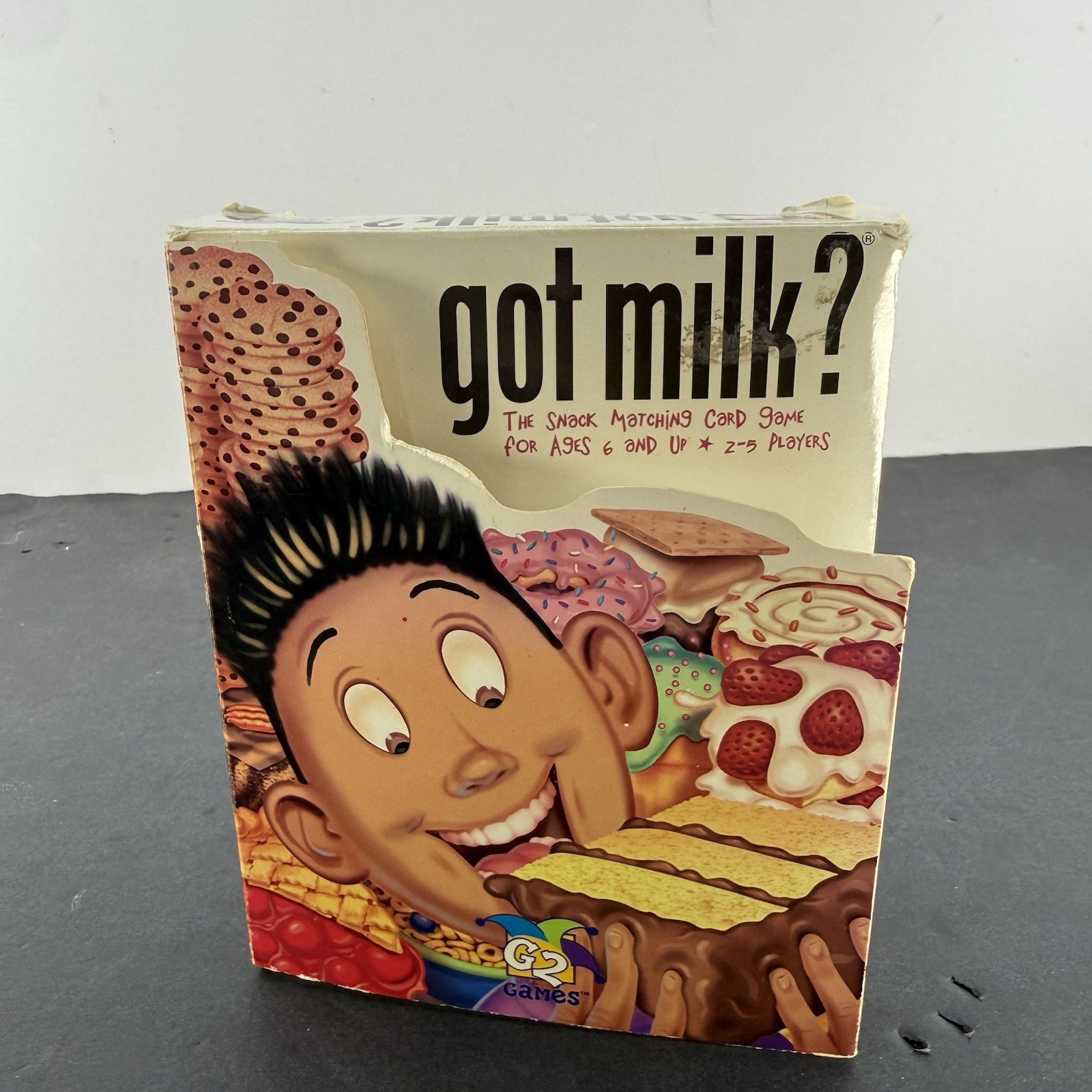 Got Milk? Snack Matching Card Game G2 Games 2001 Complete Milk Processor Board