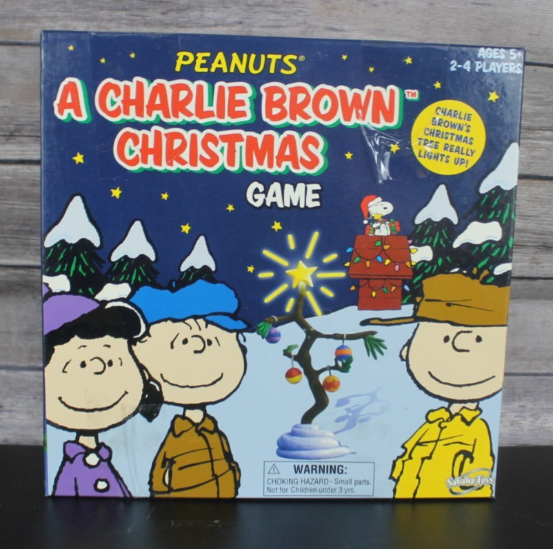 PEANUTS A Charlie Brown Christmas Board Game 2007 Sababa Toys Complete