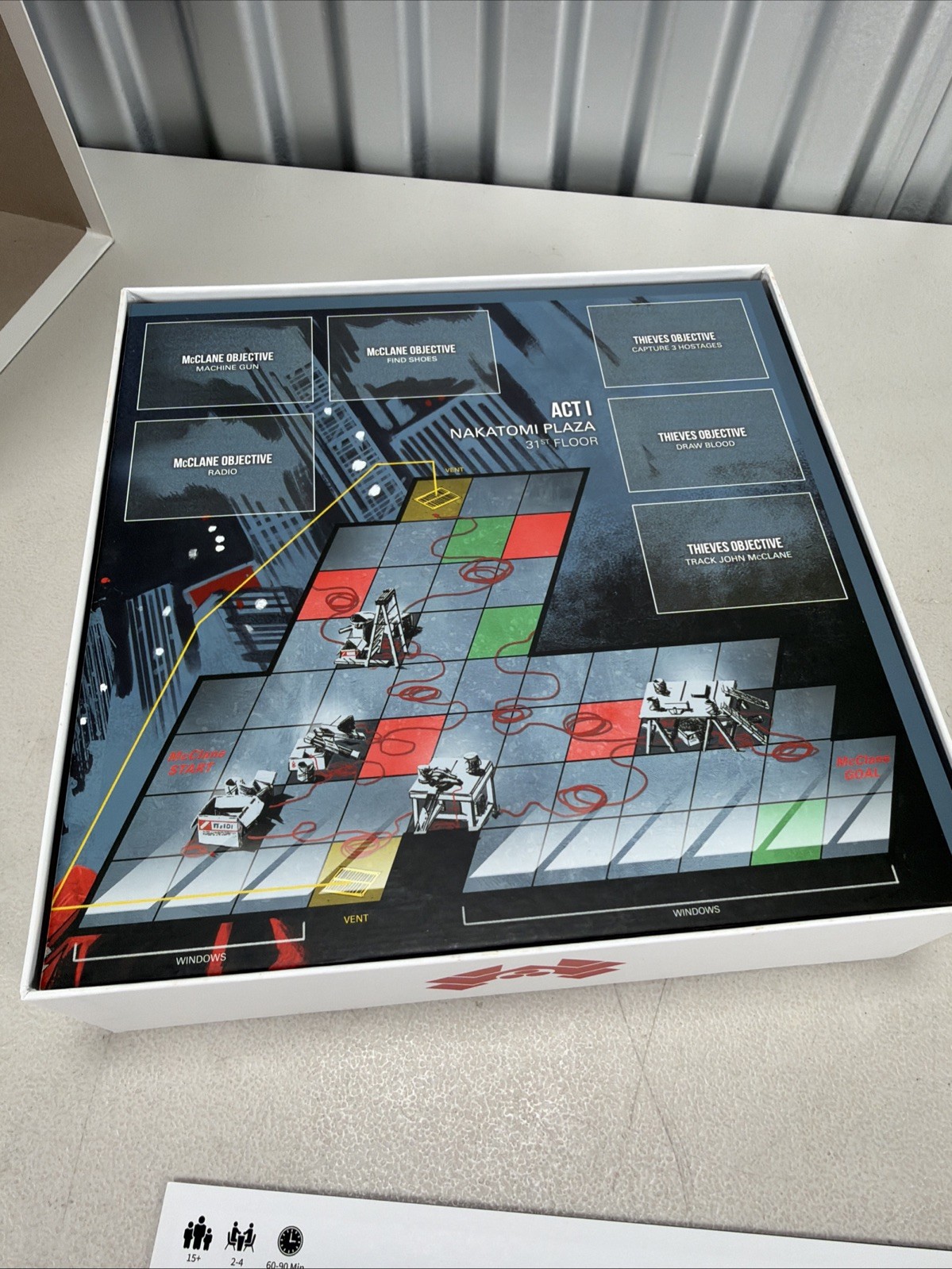 Die Hard The Nakatomi Heist Board Game – Complete