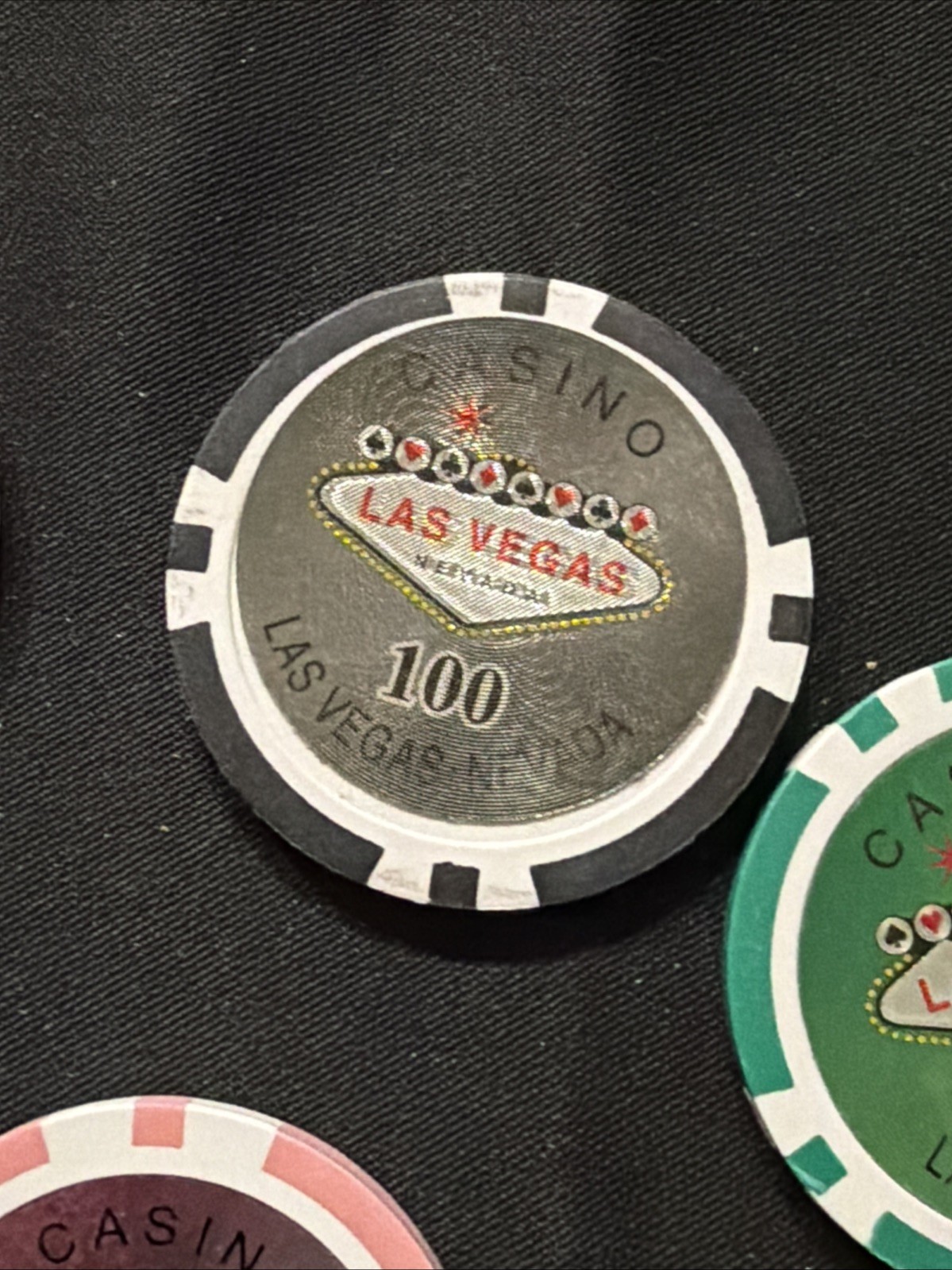 Vintage Las Vegas Nevada Casino chips High Dollar As 8 Pieces As Pictured 😎