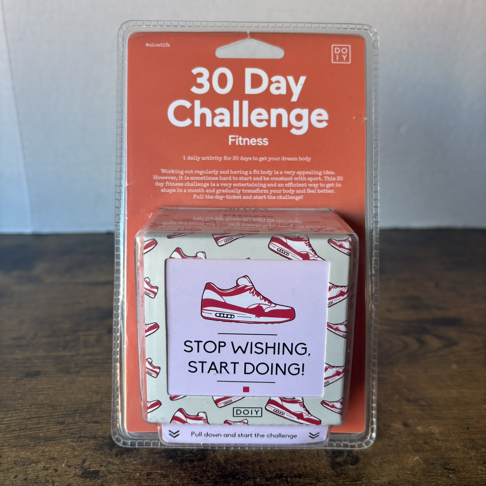 30 Day Fitness Challenge Card Game By DOIY – The Only Limit Is You – Brand New