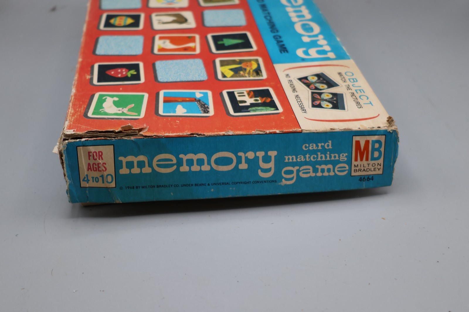 THE ORIGINAL MEMORY GAME VTG Milton Bradley 1986 All 72 Cards w/ Instructions